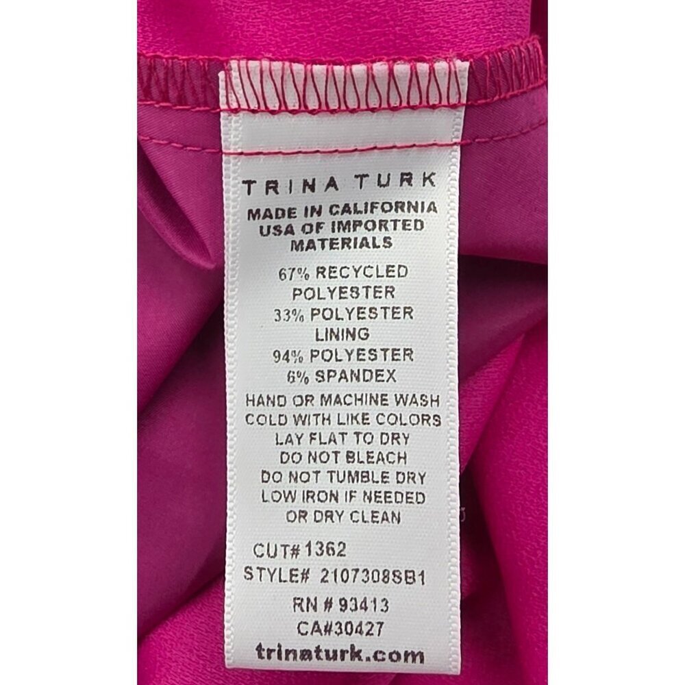 Women's - Trina Turk Horizon Draped Back Sheath Dress, Size 2 - Picture 7 of 10